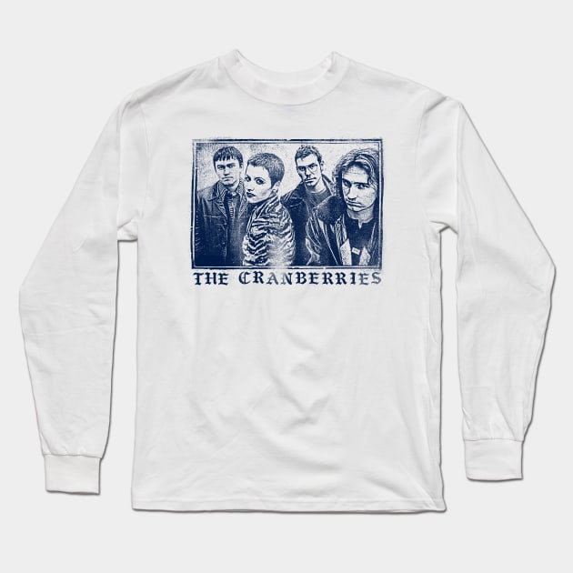 The Cranberries // Faded Vintage Look Original Design Long Sleeve T-Shirt by DankFutura